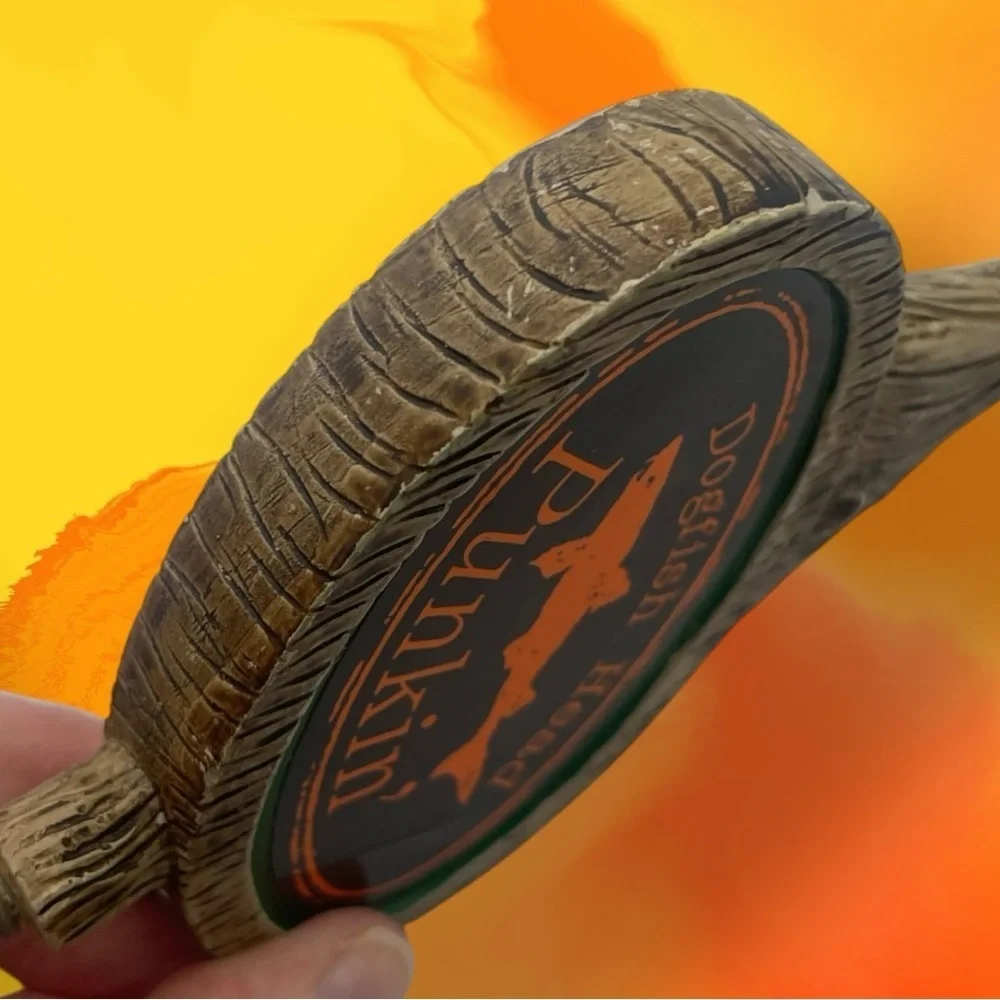 Dogfish Head Punkin Ale Beer Tap Breweriana (Broken Fin)